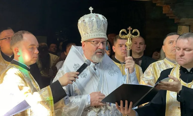 У Дрогобичі Глава УГКЦ освятив оновлений храм святого Юра та відреставрований іконостас