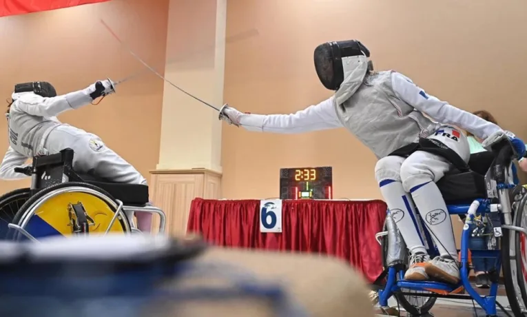 Парафехтувальники зі Львівщини здобули п’ять медалей на етапі Кубка світу