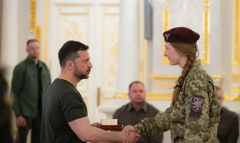 Захисницю зі Львівщини нагородили орденом Княгині Ольги