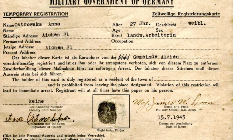 «Листи з того світу»: у деокупованому Макарові знайшли фільтраційну справу примусової робітниці з Львівщини