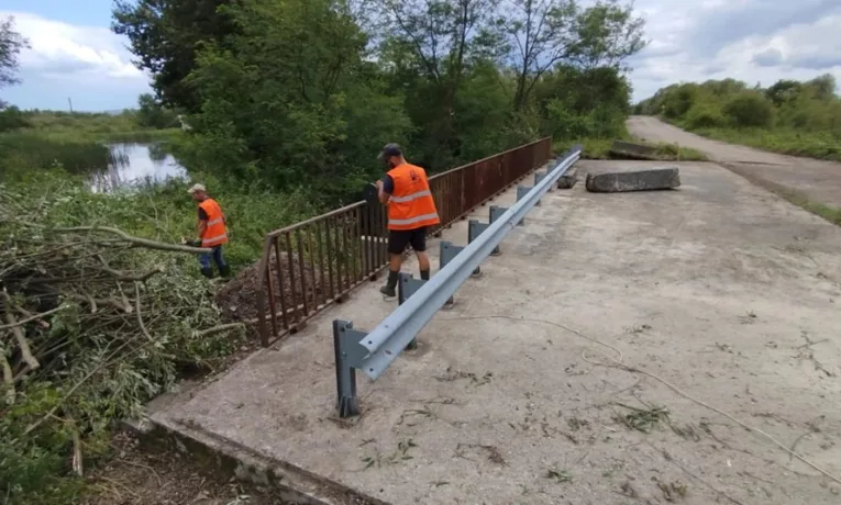 На Львівщині розпочали ремонт моста, який у 2008 році зруйнувала повінь