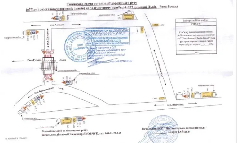 У Львові на два дні перекриють залізничний переїзд на вулиці Холодній