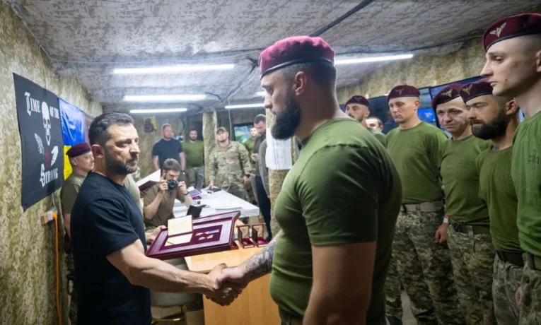 Командир роти 80 ОДШБр Микола Стригунов отримав звання Героя України