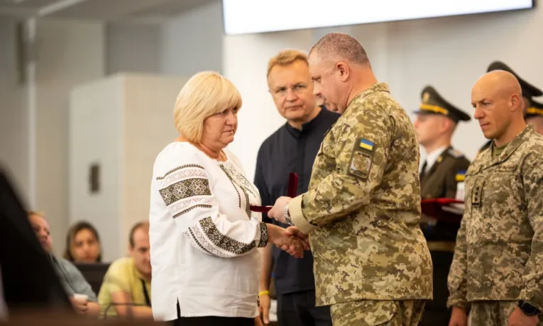 У Львові посмертно нагородили “Почесним знаком Святого Юрія” 35 захисників