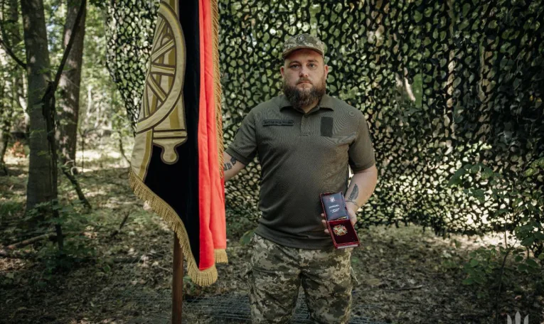 Воїна з Самбірщини нагородили орденом Богдана Хмельницького III ступеня