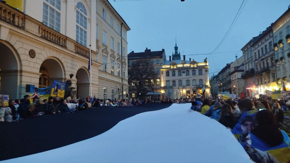 У Львові відбулась масштабна акція на підтримку військовополонених і зниклих безвісти
