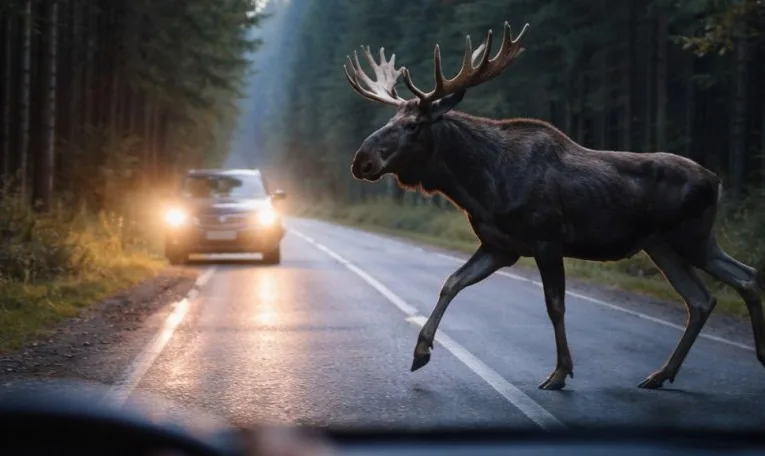 У Львівському районі водій авто збив червонокнижного лося