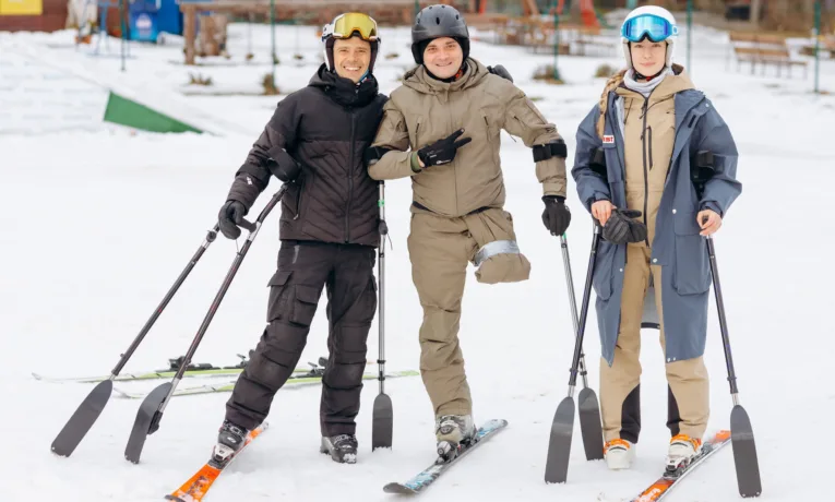 На Львівщині запрацював перший в Україні гірськолижний центр для ветеранів із ампутаціями