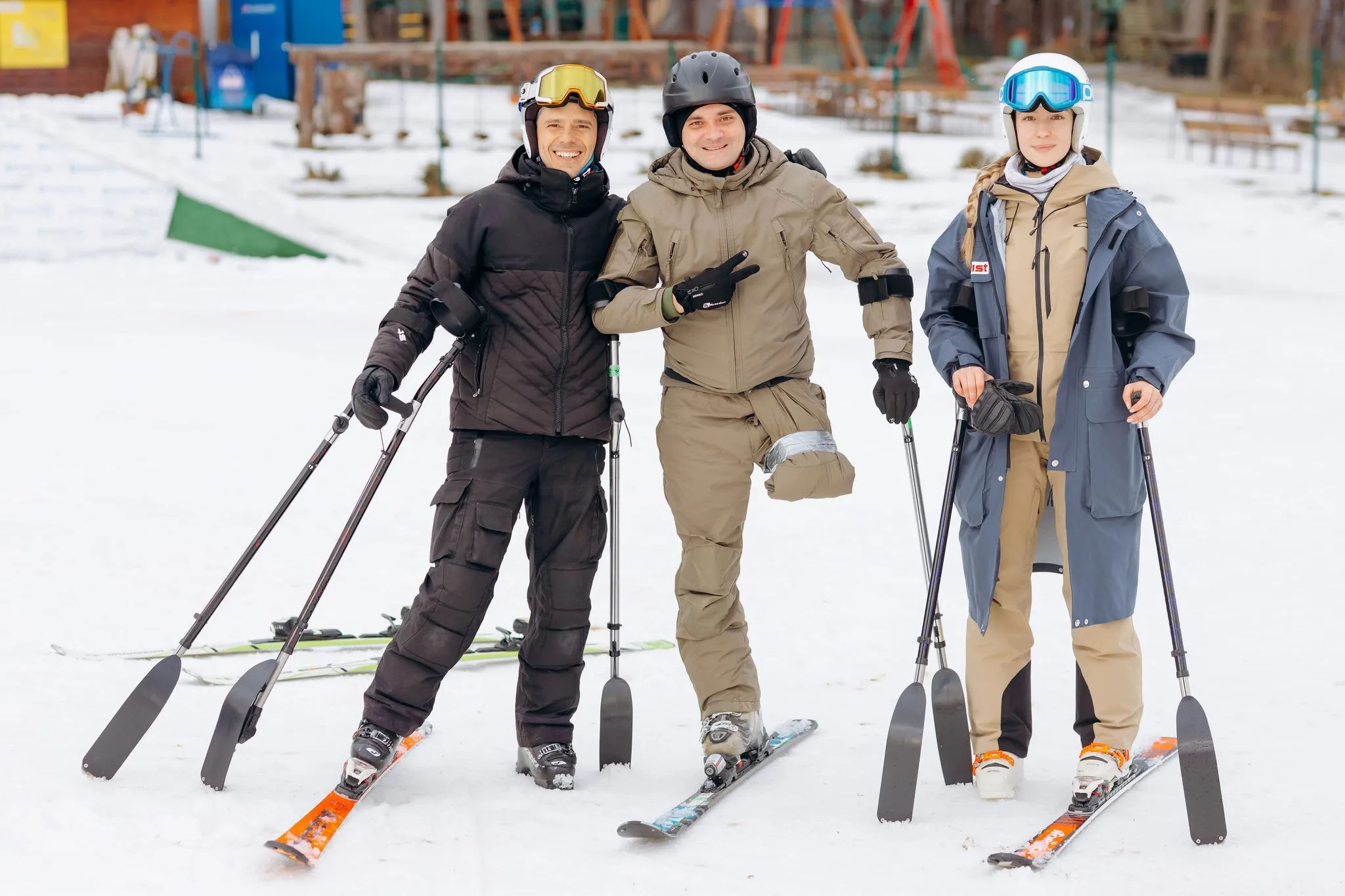 На Львівщині запрацював перший в Україні гірськолижний центр для ветеранів із ампутаціями