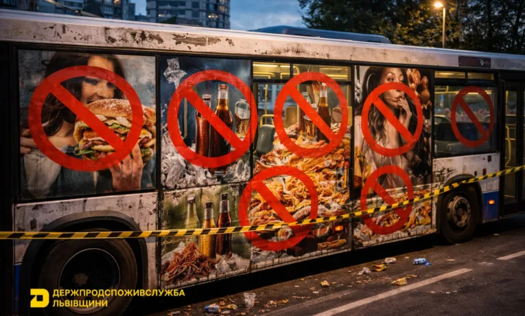 На Львівщині оштрафували рекламодавця за дискримінаційну рекламу на автобусі