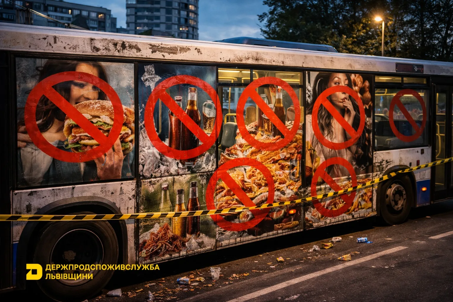 На Львівщині оштрафували рекламодавця за дискримінаційну рекламу на автобусі