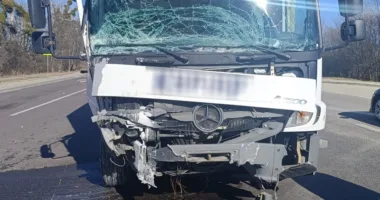 На Львівщині внаслідок ДТП травмований 64-річний водій мінівена