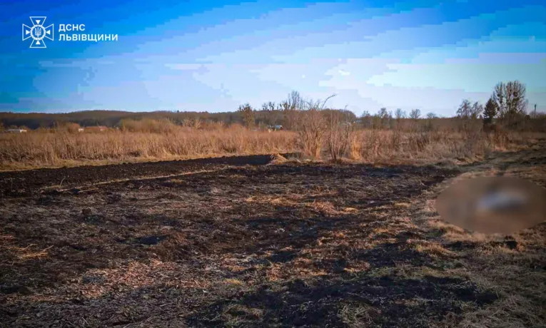 На Львівщині через спалювання сухої трави загинула людина