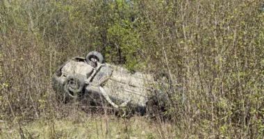 На Львівщині внаслідок ДТП з перекиданням автомобіля постраждала 51-річна жінка