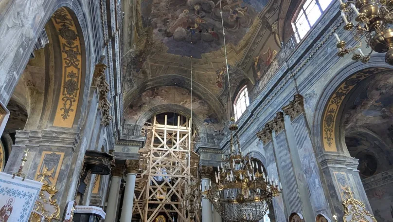 У Львові розпочинають масштабну реставрацію стінопису XVIII століття в храмі Святого Архистратига Михаїла