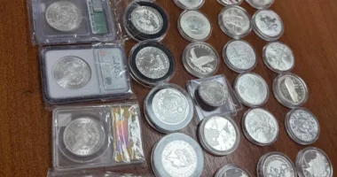 «IN GOD WE TRUST» – львівські митники виявили в поштовому відправленні партію колекційних монет