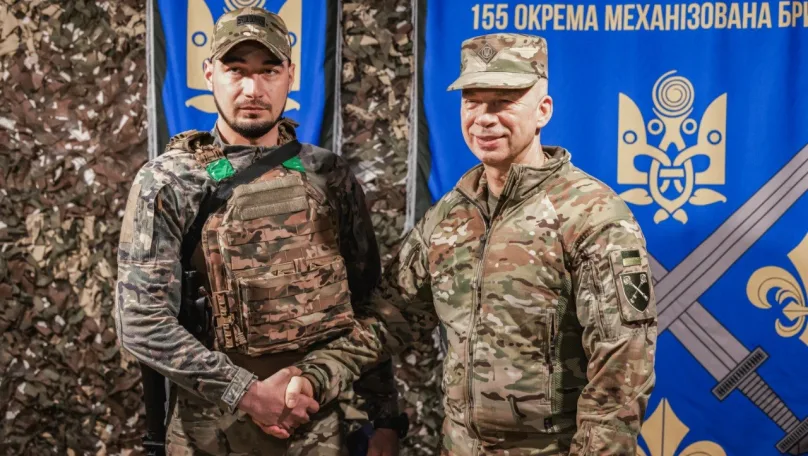 Військового зі Львівщини відзначили «Срібним Хрестом» Головнокомандувача ЗСУ