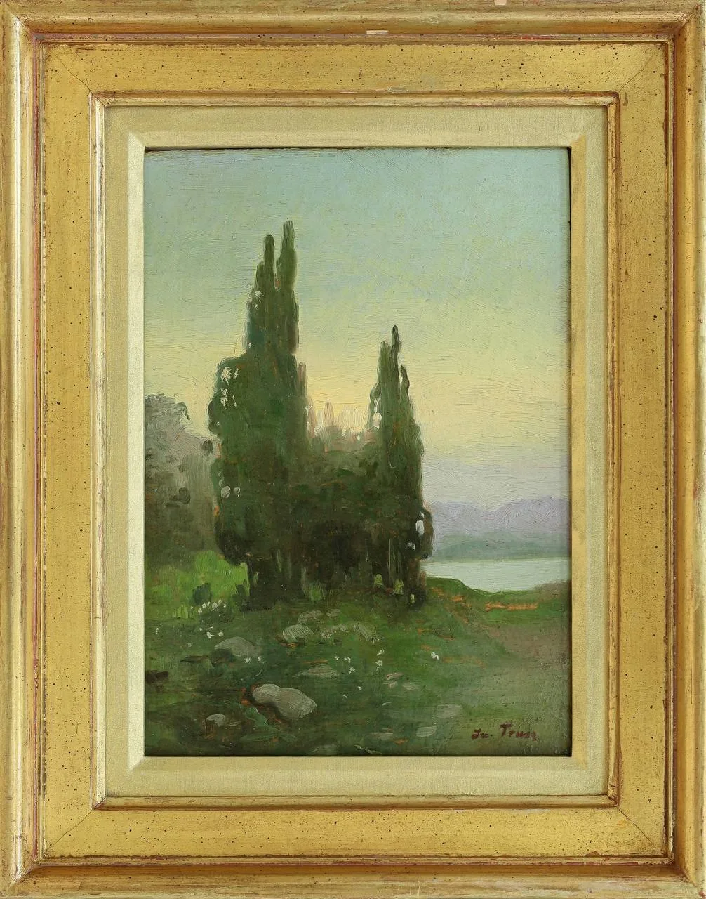 У Львові під час реставрації “Пейзажу” Івана Труша виявили відбиток пальця художника