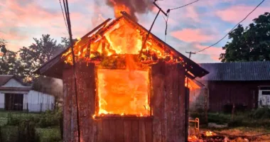 На Львівщині під час пожежі в літній кухні загинув 59-річний чоловік